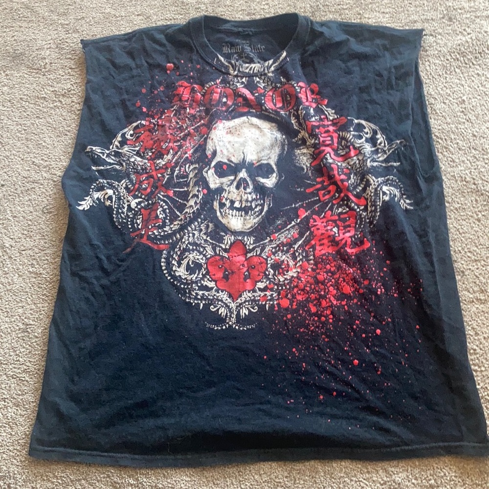 Raw State Skull Tank Top
